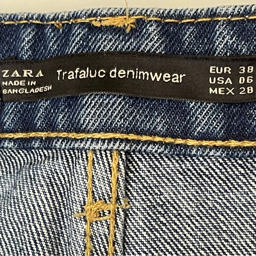 Zara translucent denim wear